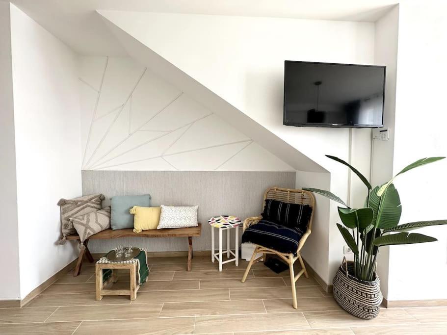 El Cocotero By The Sea, Desk,300Mb Fiber And Terrace Apartment El Cotillo  Bagian luar foto